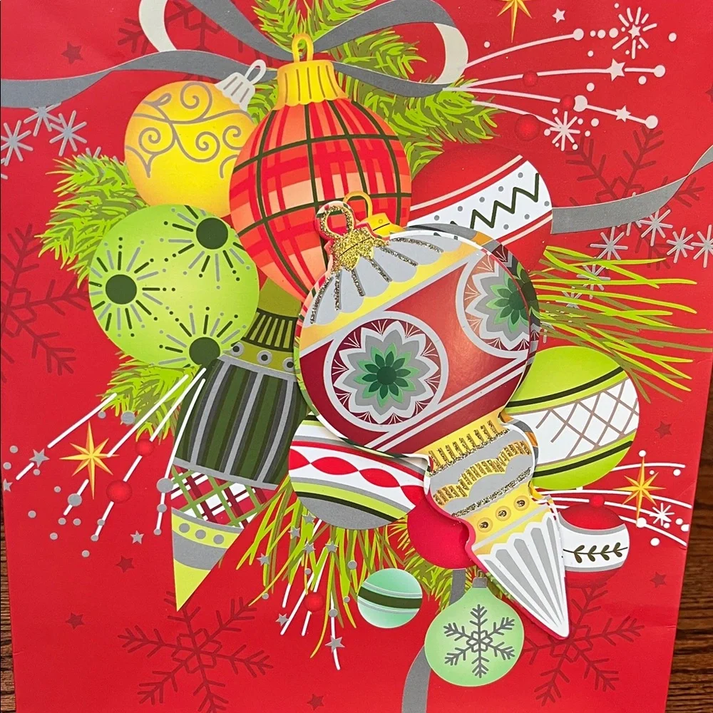 Lot of 3 Holiday Christmas Gift Bags